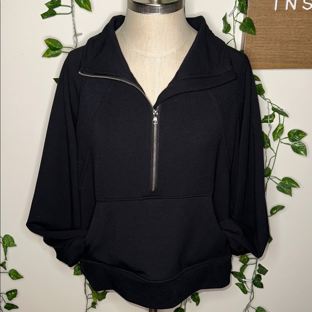 Danskin Half Zip Crewneck Sweatshirt - Picture 2 of 7